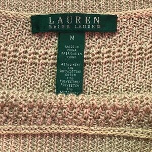 Lauren shimmering  linen/cotton Sweater